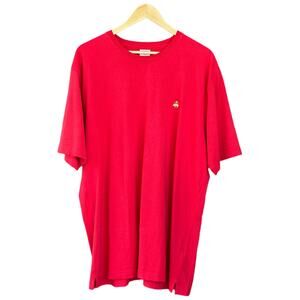 Brooks Brothers Men’s XXL Original Fit Soft Knit Cotton Crewneck Red T-Shirt